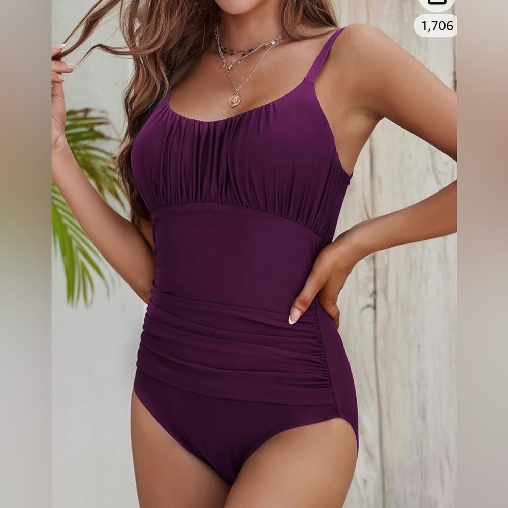 LAPHEE ROSE One Piece Swimsuit for Women Tummy Control